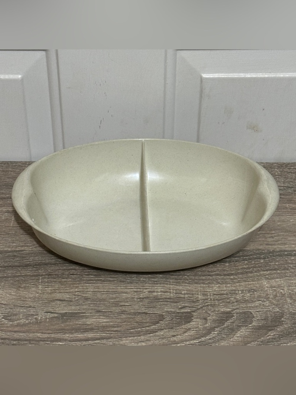 Endura Serving Bowl 1 qt. Divided Microwave and Oven Safe Made In USA